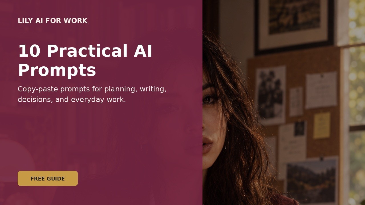 Cover of Lily's 10 Practical AI Prompts